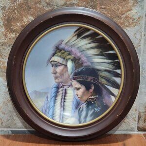 Vague Shadows The Sioux Nation Decorative Collector Plate by Perillo Forth Issue